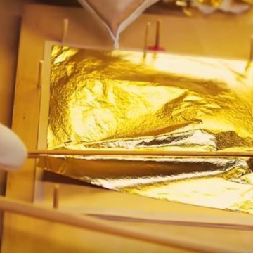 24K Edible Gold Leaf Sheets - Healthy, Luxury, and Genuine Soft