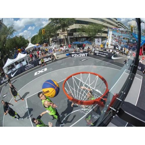 Piastrelle sportive all&#39;aperto per campi da basket all&#39;aperto