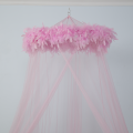 2020 Mosquito net with Pink Feather Lack