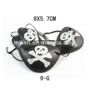 Halloween Skull PVC Plastic pirate eye patch HH-01710