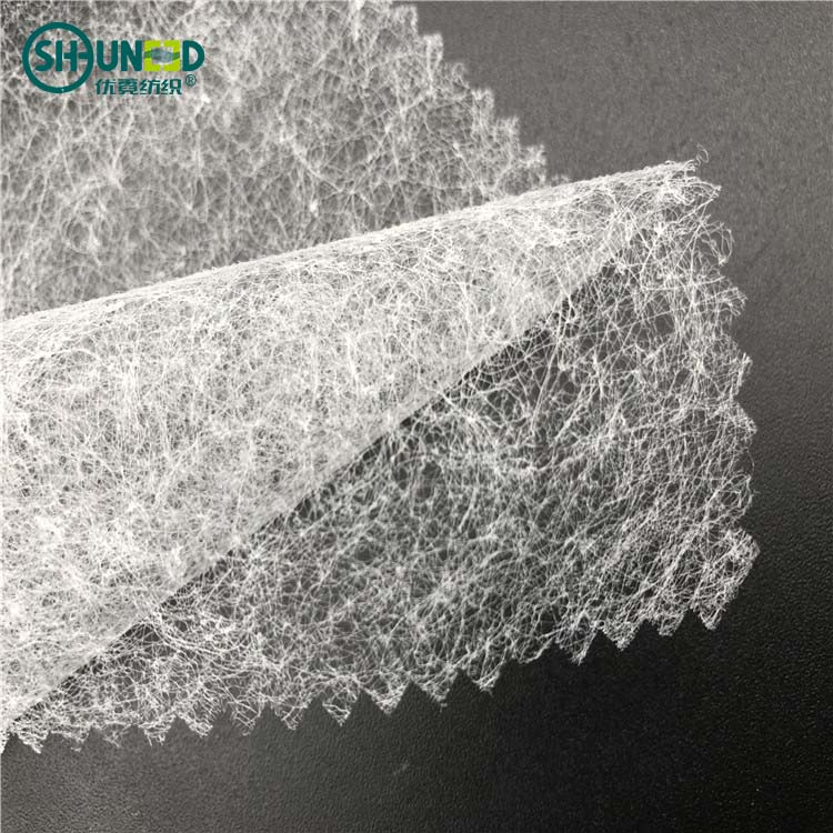 Hot Sale PES Non Woven Fusible Tape Hot Melt Adhesive Web Fusible Interlining Hot Melt Tape Interlining