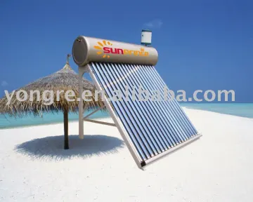 Compact High-Pressure Solar Water Heater / solar collector with heat pipe