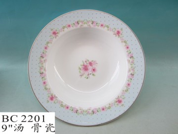 9" Soup plate, soup deep plate