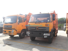 Small swing arm roll container refuse garbage truck