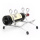 Stainless steel Wine Bar double Bottle Display Stand