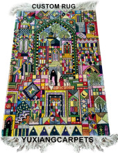 Professional Manufacture Handmade Custom Silk Carpet