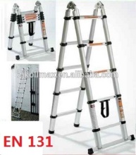 3.2m FOLDING CLIMB LADDER ALUMINIUM TELESCOPIC LADDER STEP LADDER