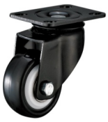 2 Inch Plate Swivel TPR Material Small Caster