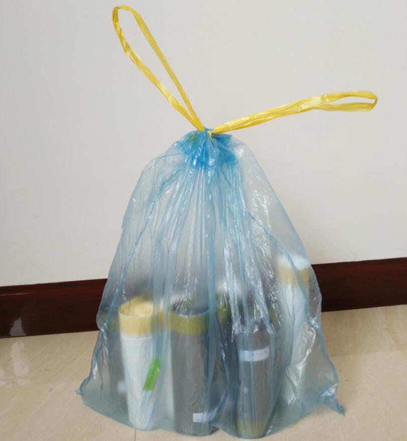 Plastic Drawstring Trash Bag