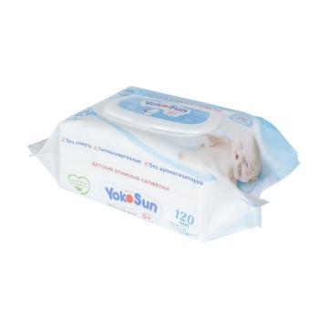 Lingettes biodégradables 100% coton pour bébé