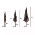 Профессиональный шестнадцатеричный хвостовик HSS Step Drill Bit Стальный спиральный кобальтовый листовой конус бит для металлической древесины