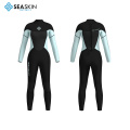 Logo Kustom Seaskin Tahan Tahan Besar Neoprene Wetsuit untuk Wanita