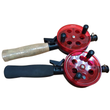 Ice Rods with Fiberglass Tips and Fishing Reel (65mm, 75mm, 90mm)