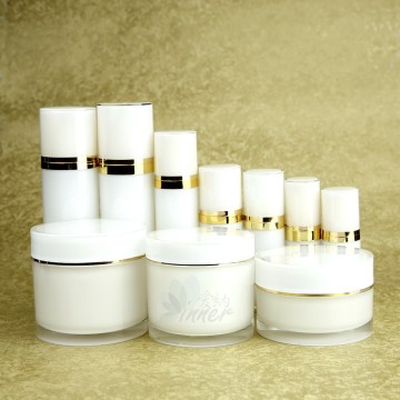 double walled acrylic cosmetic containers