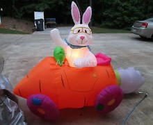 Custom Inflatable Bunny for Easter Decorations & Advertising: Perfect Size Solutions