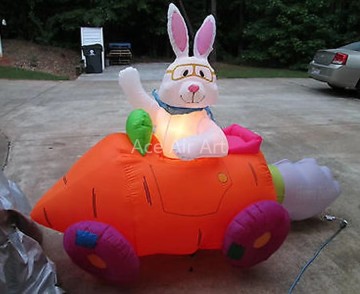 Custom Inflatable Bunny for Easter Decorations & Advertising: Perfect Size Solutions