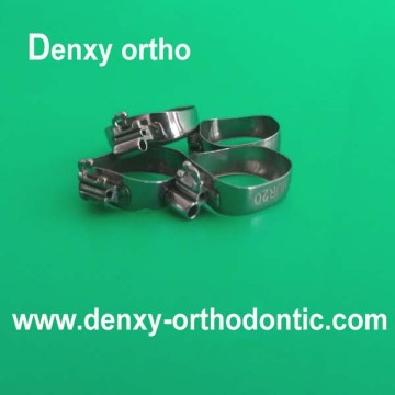 dental elastics molar band 2U/1L orthodontic plain band