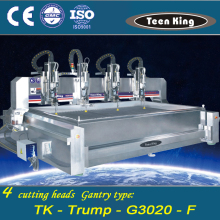 high efficiency waterjet machine with 4 cutting heads, waterjet cutter