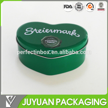 Safe Chocolate Tin Package Box ,heart shaped chocolate tin box