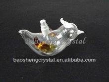 Dove Model Large Capacity Spray Glass Crystal Scent Bottle for car care