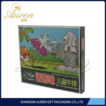 High-end elegent paper wax coated paper pack box