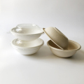 Takeaway Round Bagasse Sagn Bowls με καπάκι κατοικίδιων ζώων