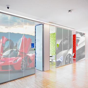 Colour Self-adhesive Switchable Decorative Film LCD Glass