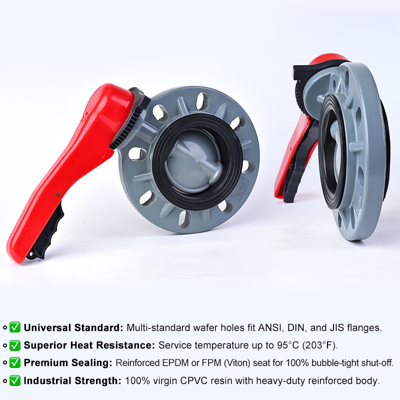 industri-cpvc-wafer-butterfly-injap-95c-tahan haba industrial-cpvc-wafer-butterfly-valve-95c-heat-resistant