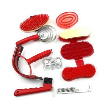 Best Grooming Kit Set with 10 Essential Items for Horses