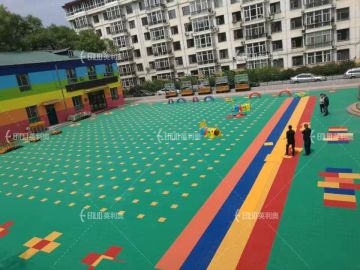 SES Windmill Interlocking Kids Floor Soft Playground Tiles