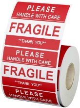 Fragile stickers warning customized label