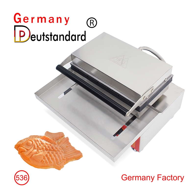 Fish shape waffle machine with stainless steel