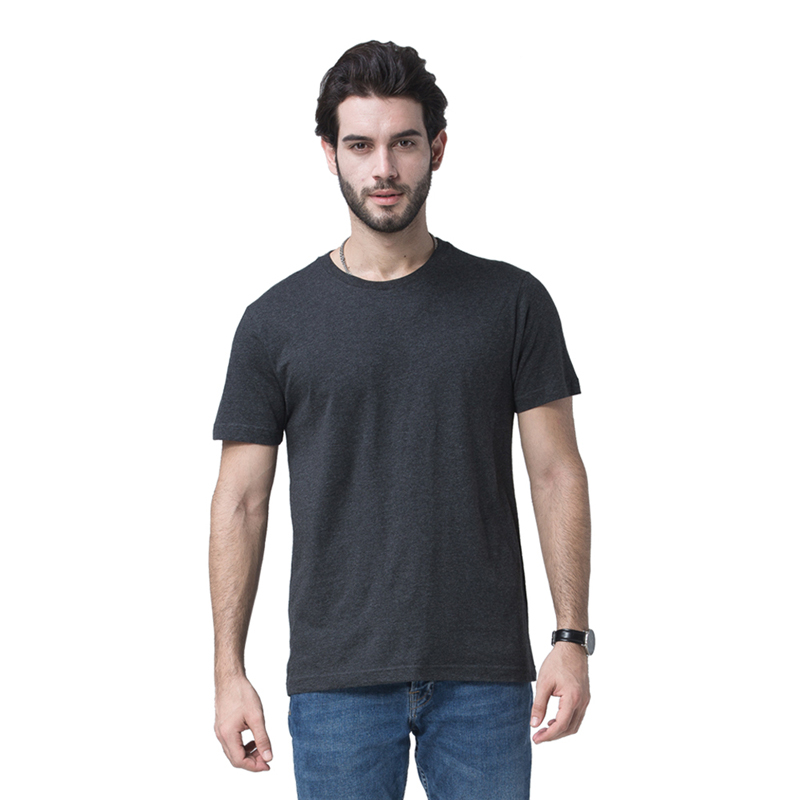 black horse riding T-shirt men