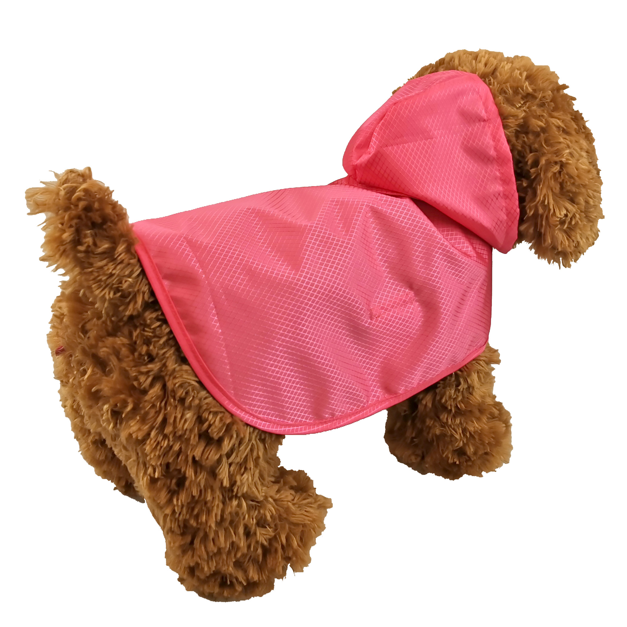 2021 new product release QDP2020RX-2 100% RPET material Waterproof Pink with hat pet  jacket  for Pet Apparel Clothes