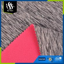 High quality soft handfeel woven stripe bonded knit fabric