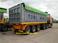 รถเทรลเลอร์รถเทรลเลอร์ Tri-axle 32 Ton End