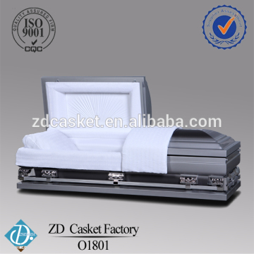 Funeral High-Quality Polished Steel Caskets(O1801)