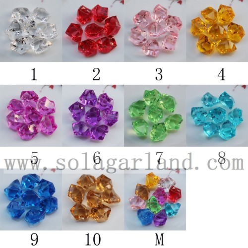 Crystal Plastic Stone Gems For Wedding Vase Fillers