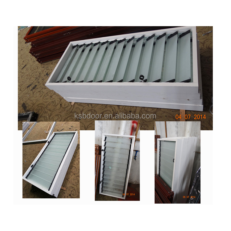 China hot sale bathroom used aluminium louver windows factory cheap price of glass louver