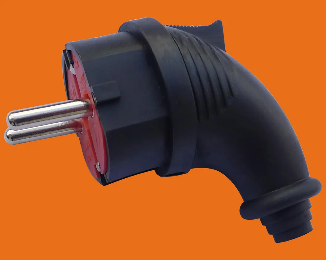 European Waterproof Plug Extension Wiring Corner Plug