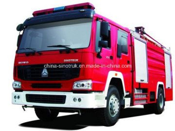 Professional Supply Water & Foam Fire Trucks Fire Fighting Truck Fire Fight Truck with 5m3+2m3 Tank Size