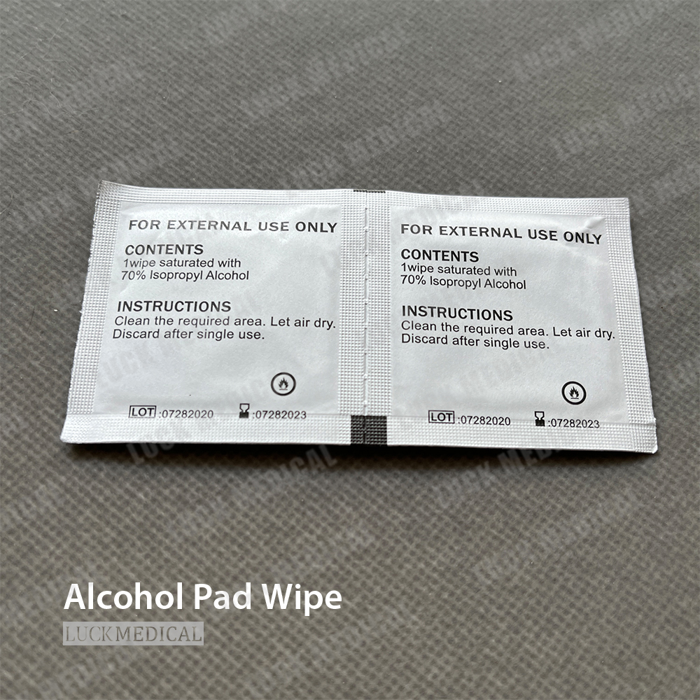 Isopropil alkohol pad pad perubatan