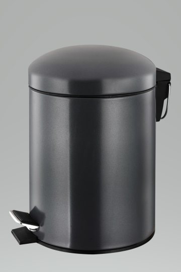 Black Stainless Steel Garbage Bin