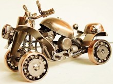Metal Four-wheeled motorcycle Toys