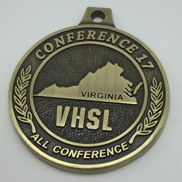 Customized Souvenir Military Antique Brass Plated Medal