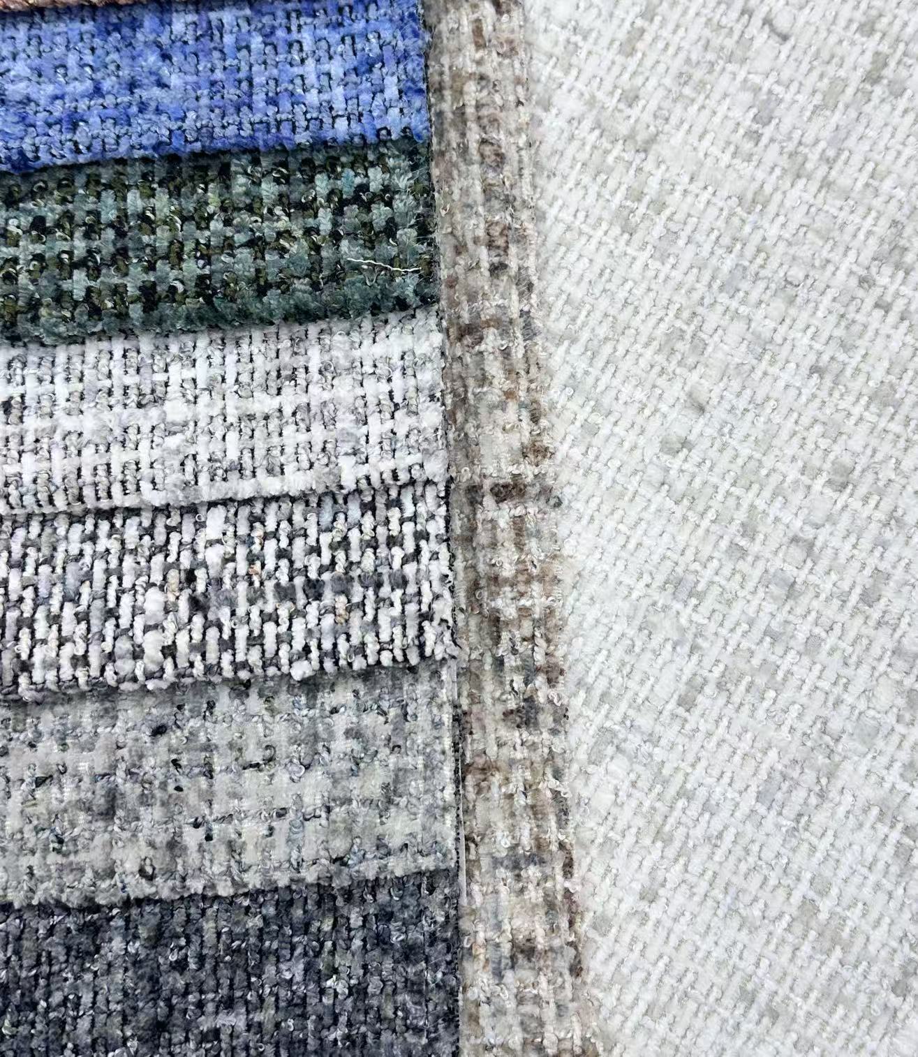 matériau en tissu chenille chenille fabric material