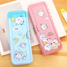 Lovely Cartoon Double Layers Pencil Box for Boys and Girls