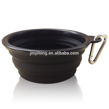2016 yitong hot sale Pocket Silicone Dog Bowl/Personalized Hot Selling Pet Food Bowl