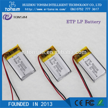 For toy battries Tonsim 3.7v 300mah lithium polymer battery 502035