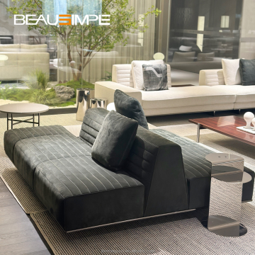 Modern Designer Leather Sofa Set